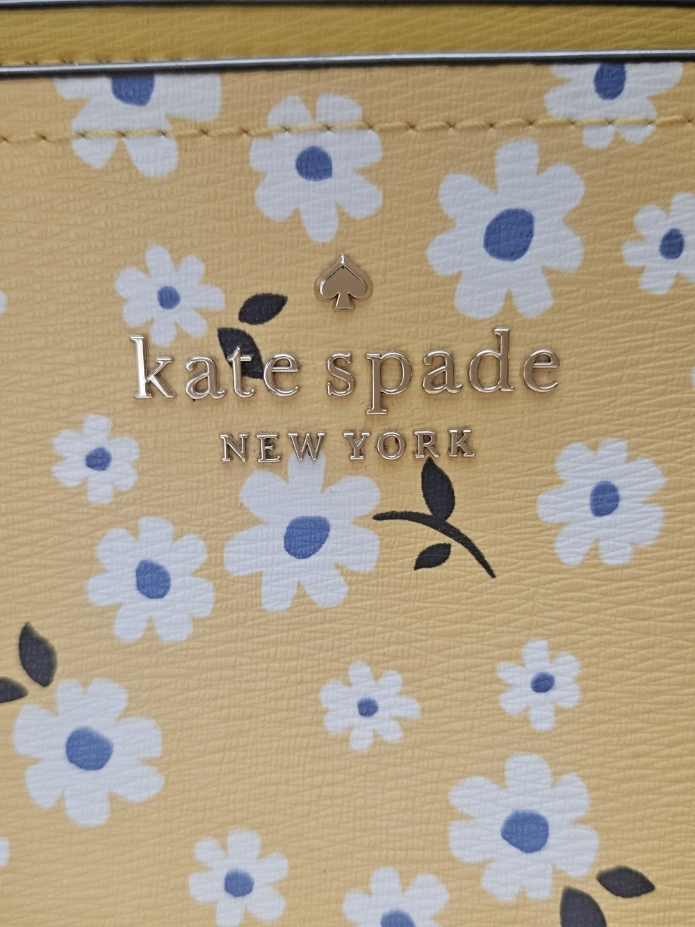 kate spade Yellow Floral Dome Satchel Wiyh Matching Wallet - Picture 6 of 10